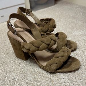 Braided Suede Sandal